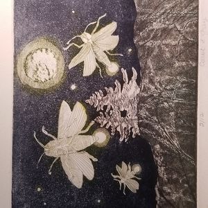 Original Pen and Ink Drawing Signed Numbered